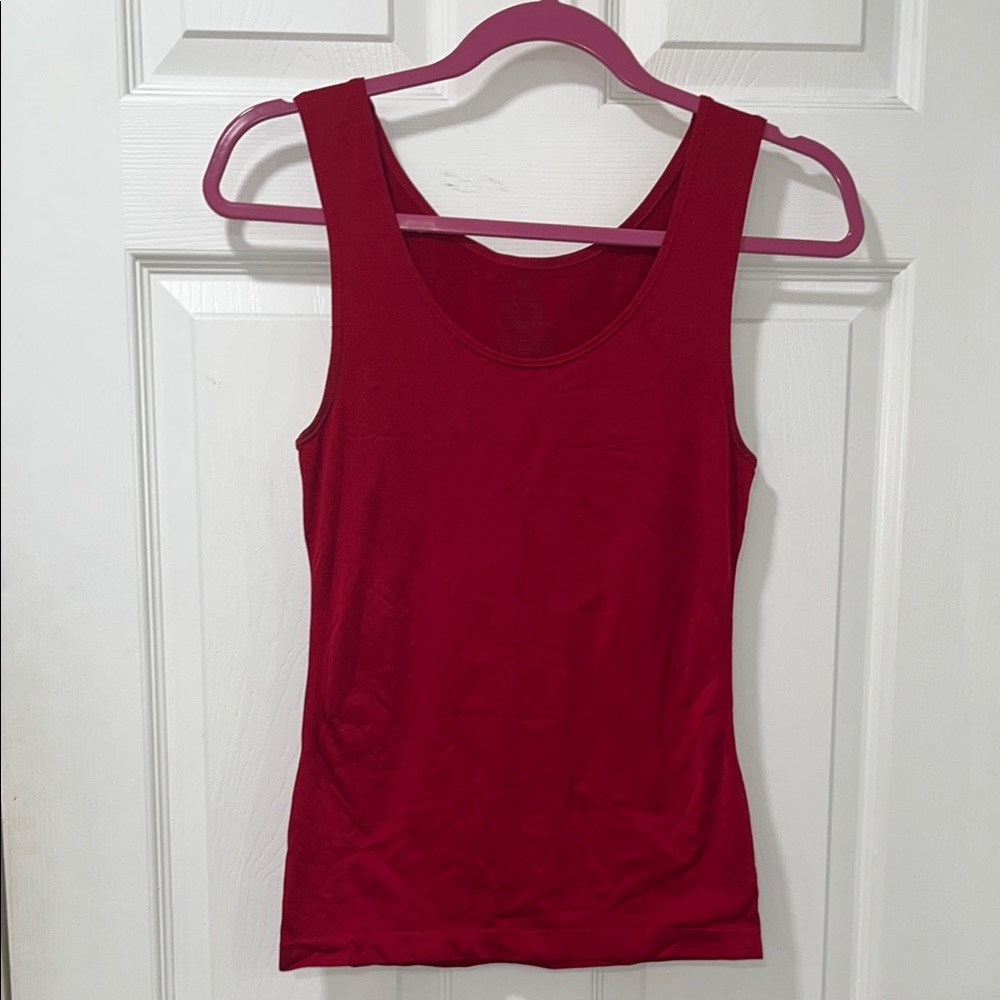 Women's Red Sleeveless Top